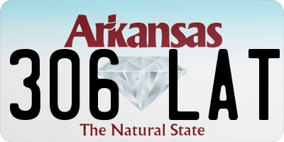 AR license plate 306LAT