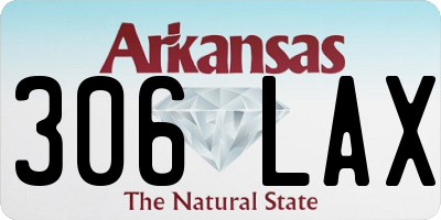 AR license plate 306LAX