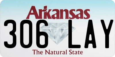 AR license plate 306LAY