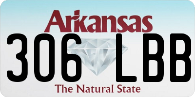 AR license plate 306LBB