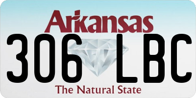 AR license plate 306LBC