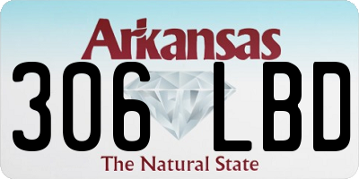 AR license plate 306LBD
