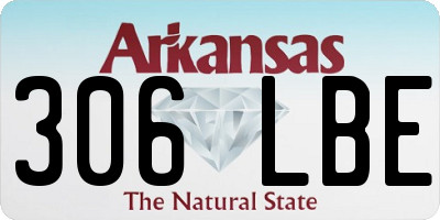 AR license plate 306LBE