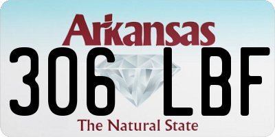 AR license plate 306LBF