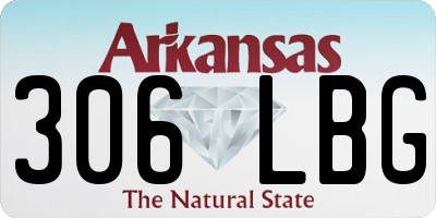 AR license plate 306LBG