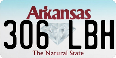 AR license plate 306LBH