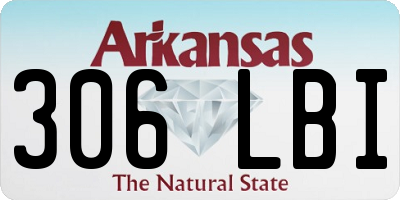 AR license plate 306LBI
