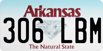 AR license plate 306LBM