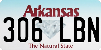 AR license plate 306LBN