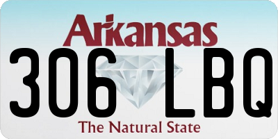 AR license plate 306LBQ