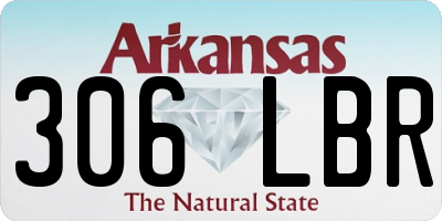 AR license plate 306LBR