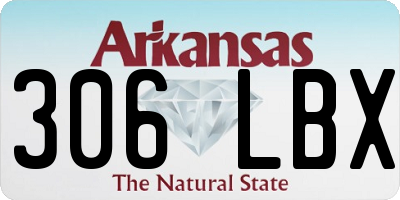 AR license plate 306LBX