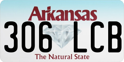 AR license plate 306LCB