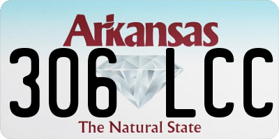 AR license plate 306LCC