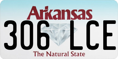 AR license plate 306LCE