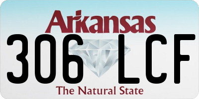 AR license plate 306LCF