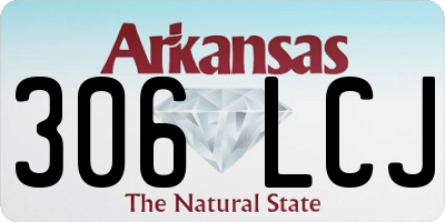 AR license plate 306LCJ