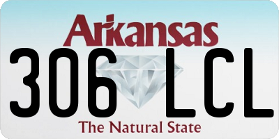 AR license plate 306LCL