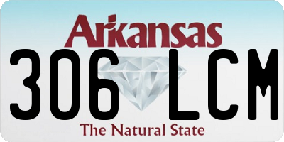 AR license plate 306LCM