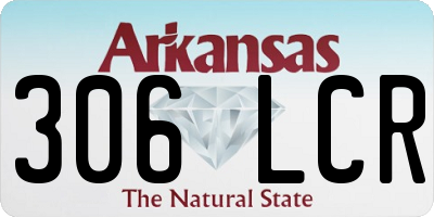AR license plate 306LCR