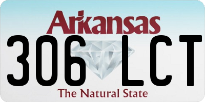 AR license plate 306LCT
