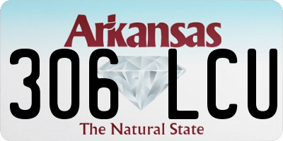 AR license plate 306LCU