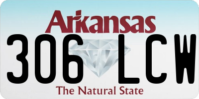 AR license plate 306LCW