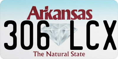 AR license plate 306LCX