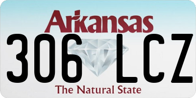 AR license plate 306LCZ