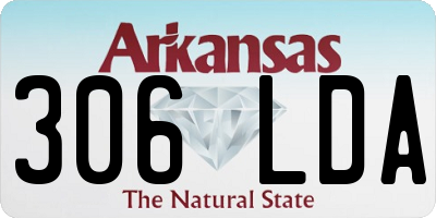 AR license plate 306LDA