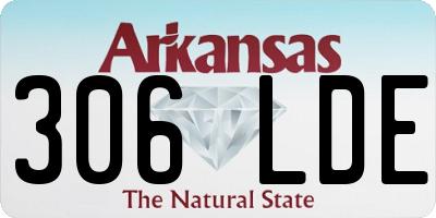 AR license plate 306LDE