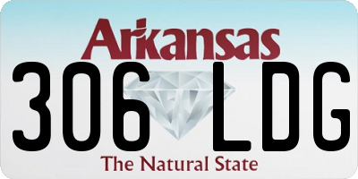 AR license plate 306LDG