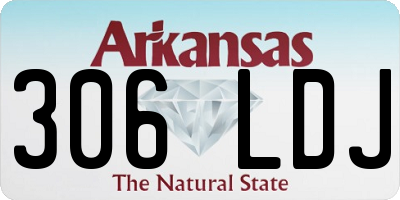 AR license plate 306LDJ