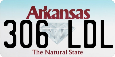 AR license plate 306LDL