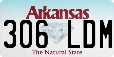 AR license plate 306LDM