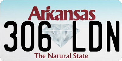AR license plate 306LDN
