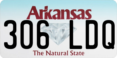 AR license plate 306LDQ