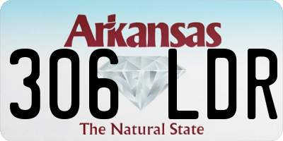 AR license plate 306LDR