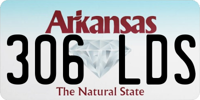 AR license plate 306LDS