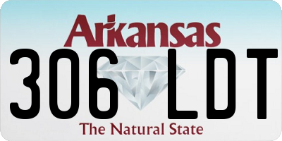 AR license plate 306LDT