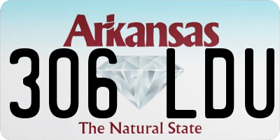 AR license plate 306LDU