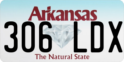 AR license plate 306LDX