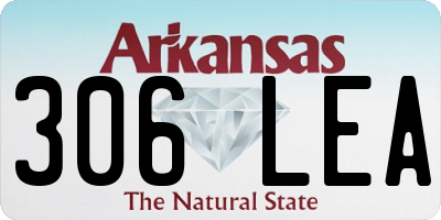 AR license plate 306LEA
