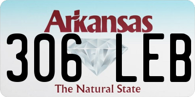 AR license plate 306LEB