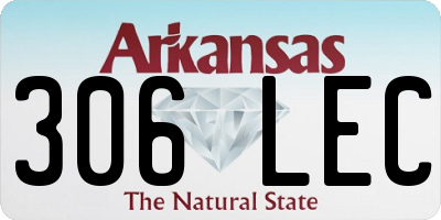 AR license plate 306LEC