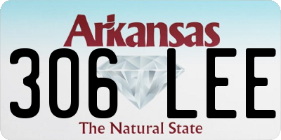 AR license plate 306LEE
