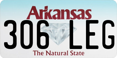 AR license plate 306LEG