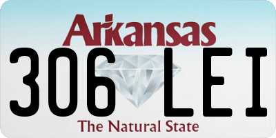 AR license plate 306LEI
