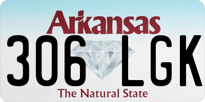 AR license plate 306LGK