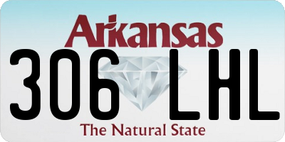 AR license plate 306LHL